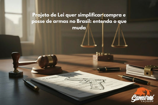 Projeto de Lei quer simplificar compra e posse de armas no Brasil: entenda o que muda